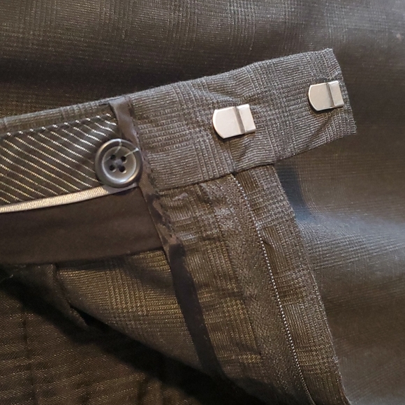 Dark Grey Slim Fit Banana Republic Dress Pants - Picture 4 of 6